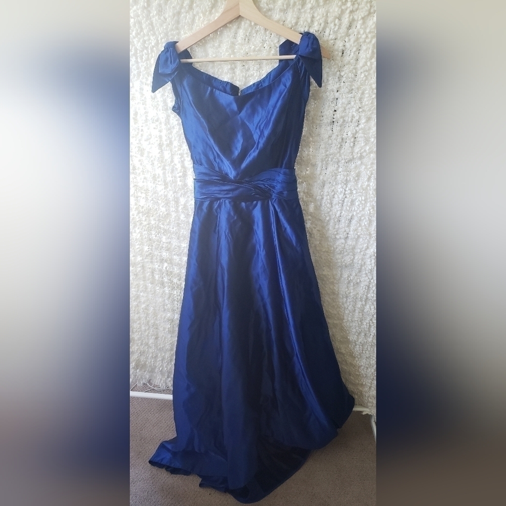 Rae Hildebrand royal blue handmade formal dress (used on the movie ps I love you